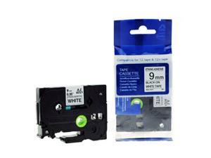 Label Tape for Brother TZeS221 P-touch 9mm 0.35"x26.2' Length 8m Black on White Label Tape for Brother TZeS221 P-touch 9mm 0.35"x26.2' Length 8m Black on White