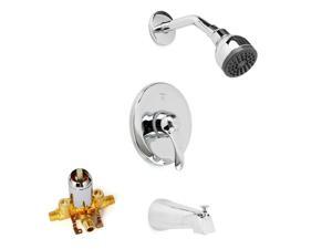 Wall Mounted Rainfall Shower Faucet Set w/ Pressure Balance Valve For Bathroom Wall Mounted Rainfall Shower Faucet Set w/ Pressure Balance Valve For Bathroom