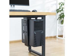 Adjustable Under-Desk /Wall CPU Mount, Computer Tower Holder with 360° Swivel Adjustable Under-Desk /Wall CPU Mount, Computer Tower Holder with 360° Swivel