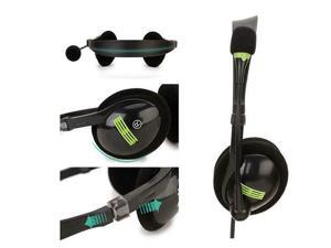 USB2.0 stereo Headset with Mic for home, office and gaming - Black USB2.0 stereo Headset with Mic for home, office and gaming - Black