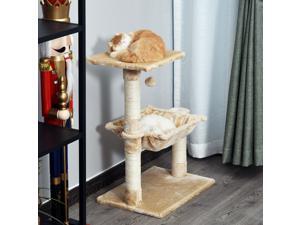 Cat Tree Condo Furniture Hammock with Natural Sisal Scratching Post Cat Tree Condo Furniture Hammock with Natural Sisal Scratching Post