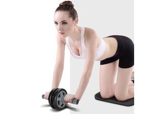 ® Dual Stability Ab Wheel with Knee Mat Outdoor For Home Living Room Yoga