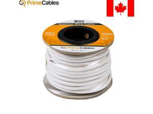 50ft In Wall Audio Speaker Cable Wire CL2 18 AWG Gauge 2 Conductor Bulk White 50ft In Wall Audio Speaker Cable Wire CL2 18 AWG Gauge 2 Conductor Bulk White