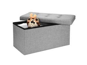 Storage Ottoman Coffee Bench Living Room Home Foot Stool Poly Linen Organizer Storage Ottoman Coffee Bench Living Room Home Foot Stool Poly Linen Organizer