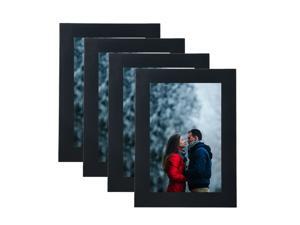 ® 4" x 6" Decor Picture Frame, Table Stand or Wall Mounted, 4/Pack, BK ® 4" x 6" Decor Picture Frame, Table Stand or Wall Mounted, 4/Pack, BK