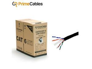 1000FT 23AWG4P Bare Copper Cat6 UTP Solid Bulk Cable, In-Wall Rated CM Black 1000FT 23AWG4P Bare Copper Cat6 UTP Solid Bulk Cable, In-Wall Rated CM Black