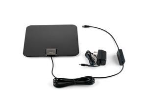 ® Super thin indoor HDTV Antenna with Amplifier FM/VHF/UHF, 50 Miles ® Super thin indoor HDTV Antenna with Amplifier FM/VHF/UHF, 50 Miles