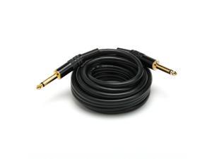 15ft Premier Series 1/4inch TS or Mono Phono M/M 16AWG Audio Cable Gold Plated 15ft Premier Series 1/4inch TS or Mono Phono M/M 16AWG Audio Cable Gold Plated