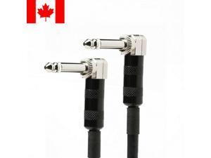 3ft Premier Series 1/4inch TS or Mono Phono Right Angle M/M 16AWG Audio Cable 3ft Premier Series 1/4inch TS or Mono Phono Right Angle M/M 16AWG Audio Cable