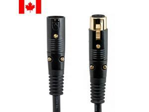 6ft Premier Series XLR Male to XLR Female 16AWG Cable Microphone Interconnect 6ft Premier Series XLR Male to XLR Female 16AWG Cable Microphone Interconnect