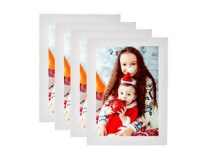 ® 5" x 7" Decor Picture Frame, Table Stand or Wall Mounted 4/Pack White ® 5" x 7" Decor Picture Frame, Table Stand or Wall Mounted 4/Pack White