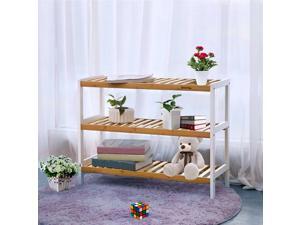 Home Bamboo Shoe Rack Organizer 3 Tiers Shelves for 12 Pairs of Shoes Home Bamboo Shoe Rack Organizer 3 Tiers Shelves for 12 Pairs of Shoes