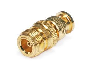 BNC Male to N Female Adaptor - Gold Plated - Monoprice BNC Male to N Female Adaptor - Gold Plated - Monoprice
