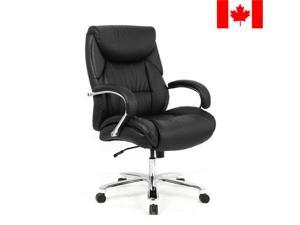 ® Big Tall Bonded Leather Office Chair Chrome Base, Capacity 400lb ® Big Tall Bonded Leather Office Chair Chrome Base, Capacity 400lb