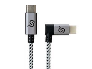 USB C Cable Right Angle Nylon Braided USB Type C Cable Fast Charging Cord-0.5ft USB C Cable Right Angle Nylon Braided USB Type C Cable Fast Charging Cord-0.5ft