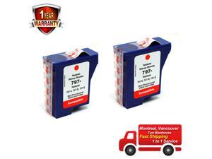 2PK Compble Red Fluorescent Ink Cartridge For Pitney Bowes 797-0 797-M 797-Q 2PK Compble Red Fluorescent Ink Cartridge For Pitney Bowes 797-0 797-M 797-Q