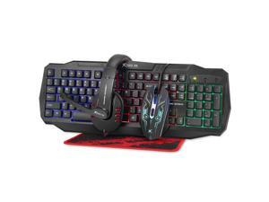 CM-406 Mouse Keyboard Headset Mousepad set - Xtrike Me CM-406 Mouse Keyboard Headset Mousepad set - Xtrike Me