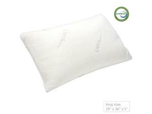 Shredded Memory Foam Pillow with washable removable cooling cover Home Decor