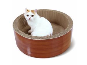 Cat Scratching Cardboard Cat Scratcher Bed Lounge and contains catnip Cat Scratching Cardboard Cat Scratcher Bed Lounge and contains catnip