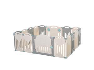 Children Playpen Safety Gate Kids Activity Center Fence HDPE Children Playpen Safety Gate Kids Activity Center Fence HDPE