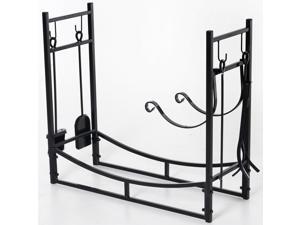 Wood Storage Rack Log Holder with Kindling Holder and 4 Tools Indoor Outdoor Wood Storage Rack Log Holder with Kindling Holder and 4 Tools Indoor Outdoor