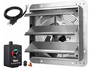 12Inch Variable Shutter Exhaust Fan Aluminum with Speed Controller 12Inch Variable Shutter Exhaust Fan Aluminum with Speed Controller