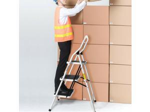 2/3/4 Step Ladder Folding Non Slip Safety Tread Heavy Duty Industrial Home 2/3/4 Step Ladder Folding Non Slip Safety Tread Heavy Duty Industrial Home