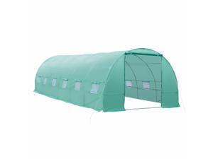 26.2' L Walk-in Greenhouse Plant Tunnel Large Ventilon Garden Premium Steel 26.2' L Walk-in Greenhouse Plant Tunnel Large Ventilon Garden Premium Steel