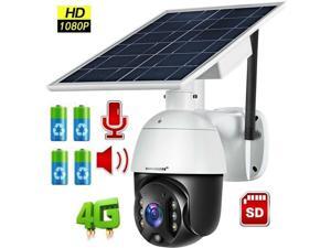 1080P HD Solar Power Security Outdoor PTZ Camera 4G/WiFi Cloud/SD Card Stroage 1080P HD Solar Power Security Outdoor PTZ Camera 4G/WiFi Cloud/SD Card Stroage
