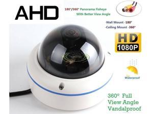 AHD HD 2.4mp 360 Degree Fisheye Widely Angle View Security Camera 12VDC AHD HD 2.4mp 360 Degree Fisheye Widely Angle View Security Camera 12VDC