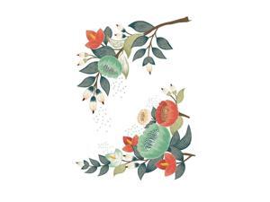Flowers Refrigerator PVC Art Wall Stickers Kicthen Bath Stool Poster Decals CA Flowers Refrigerator PVC Art Wall Stickers Kicthen Bath Stool Poster Decals CA