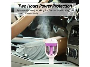 Car Air Humidifier Essential Oil Diffuser Ultrasonic Aroma Mist Purifier White Car Air Humidifier Essential Oil Diffuser Ultrasonic Aroma Mist Purifier White