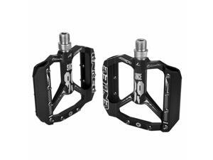 Antiskid Bicycle Pedals Aluminium Sealed Bearing Bike Flat Platform Cycling MTB Antiskid Bicycle Pedals Aluminium Sealed Bearing Bike Flat Platform Cycling MTB