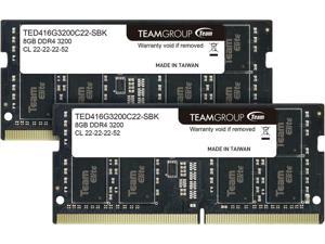 Team Elite 16GB (2 x 8GB) 260-Pin DDR4 SO-DIMM DDR4 3200 (PC4 25600) Laptop Memo