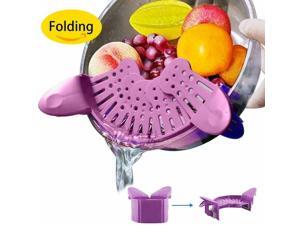 Silicone Anti Spill Silicone Colander Clip Kitchen Pan Strainer for Cooking Tool Silicone Anti Spill Silicone Colander Clip Kitchen Pan Strainer for Cooking Tool