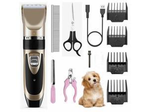 Professional Clippers Cordless Pet Dog Clipper Hair Shaver Grooming Trimmer Kit Professional Clippers Cordless Pet Dog Clipper Hair Shaver Grooming Trimmer Kit