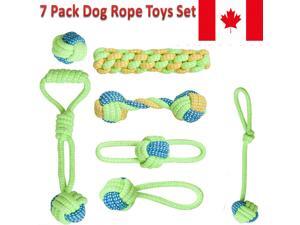 7 Pack Dog Rope Toys Set, Pet Chew Rope Toys Puppy Braided Cotton Teeth Cleaning 7 Pack Dog Rope Toys Set, Pet Chew Rope Toys Puppy Braided Cotton Teeth Cleaning