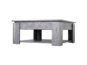 2 Tier Modern Coffee Table Accent Console End Table Living Room Bottom Shelf 2 Tier Modern Coffee Table Accent Console End Table Living Room Bottom Shelf