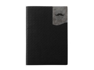 ® Embossed Plaid PU Leather Notebook, A5, 96 Sheets, Black ® Embossed Plaid PU Leather Notebook, A5, 96 Sheets, Black