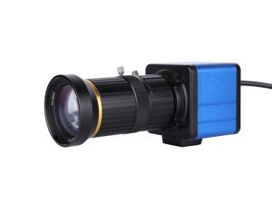 8MP Optical 10X Zoom 5-50mm Lens Webcam 1080P Mini USB Camera ,USB with Camera Industrial Aluminum Web Camera for Linux Windows Android Mac,Plug&Play,UVC