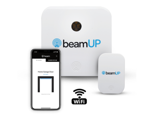 beamUP Smart Controller (V2B) Smart Garage Door Controller - WiFi Garage Door Opener Conversion Kit with NO SUBSCRIPTION FEES - White