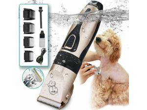 Dog Cat Pet Grooming Kit Rechargeable Cordless Electric Hair Clipper Trimmer Dog Cat Pet Grooming Kit Rechargeable Cordless Electric Hair Clipper Trimmer