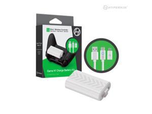 Hyperkin "Game N' Charge" Battery Kit (White)