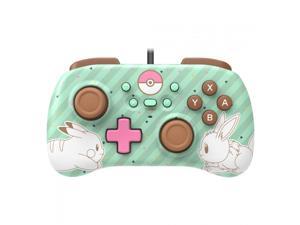 Hori Nintendo Switch Wired Mini Pad Controller w/ Pikachu & Eevee Mini Design - Dual Analog Sticks, D-Pad, Turbo Functionality | Gaming Consoles & Accessories Hori Nintendo Switch Wired Mini Pad Controller w/ Pikachu & Eevee Mini Design - Dual Analog Sticks, D-Pad, Turbo Functionality | Gaming Consoles & Accessories