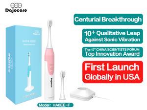 Electric Toothbrush 4D+Sonic Hybrid Real Time Correction Therapeutic Massage Triple Protective Smart Real Automatic IPX8 Waterproof Electric Toothbrush Dajocare HA6EE-F For Children Oral Care