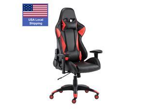 SMUGDESK Gaming Chair,Ergonomic Racing Office Chair High Back Task Chair Swivel PU Leather Computer Desk Chair Adjustable with Lumbar Support Headrest,Red SMUGDESK Gaming Chair,Ergonomic Racing Office Chair High Back Task Chair Swivel PU Leather Computer Desk Chair Adjustable with Lumbar Support Headrest,Red