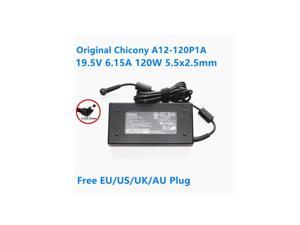Chicony 195V 615A 120W A12120P1A AC Power Supply Adapter for MSI GE60 GE72 GP60 GP70 PE62 GL62 GF63 Laptop Charger