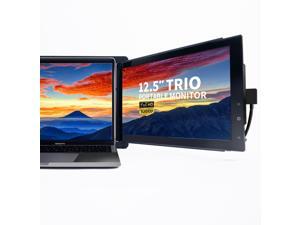 Trio Portable Monitor for Laptop,The On-The-Go Dual & Triple Screen 1080P IPS Display Laptop Monitor, USB A/Type-C, Lightweight Design,Mac, PC,Linux, Chromebook 13-17 Laptops (One Trio 12.5" Monitor) Trio Portable Monitor for Laptop,The On-The-Go Dual & Triple Screen 1080P IPS Display Laptop Monitor, USB A/Type-C, Lightweight Design,Mac, PC,Linux, Chromebook 13-17 Laptops (One Trio 12.5" Monitor)