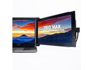 Trio Max Slide Portable Monitor for Laptop, 14" FHD 1080P Attachable Laptop Screen Eye Care, USB C/USB A Dual or Triple Displays,13-17" Laptops Windows/OS/Android/Nintendo Switch(One Trio Max Screen) Trio Max Slide Portable Monitor for Laptop, 14" FHD 1080P Attachable Laptop Screen Eye Care, USB C/USB A Dual or Triple Displays,13-17" Laptops Windows/OS/Android/Nintendo Switch(One Trio Max Screen)