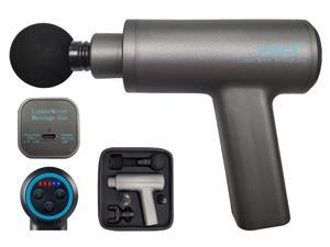 Linear Motor Massage Gun Handheld Fascia Gun Body Massage Gun4 Massage Heads Deep Muscle Relaxation Brushless Motor